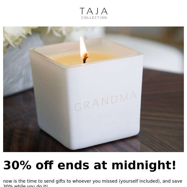 30% OFF SALE EXTENDED!