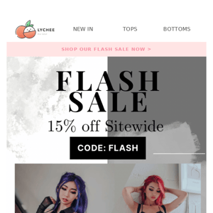 Surprise! Flash Sale Happening Now ⚡️