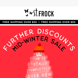 Mid Winter Sale Now Up To 60% OFF!