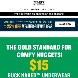Lucky You - $15 Buck Naked Underwear!
