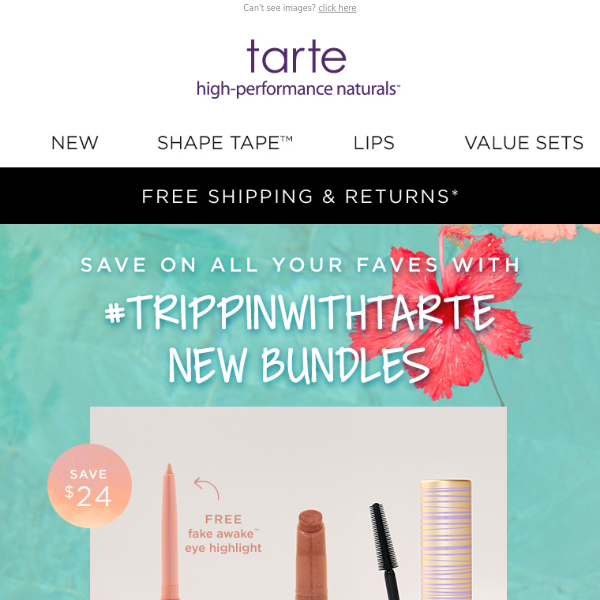 NEW #trippinwithtarte bundles