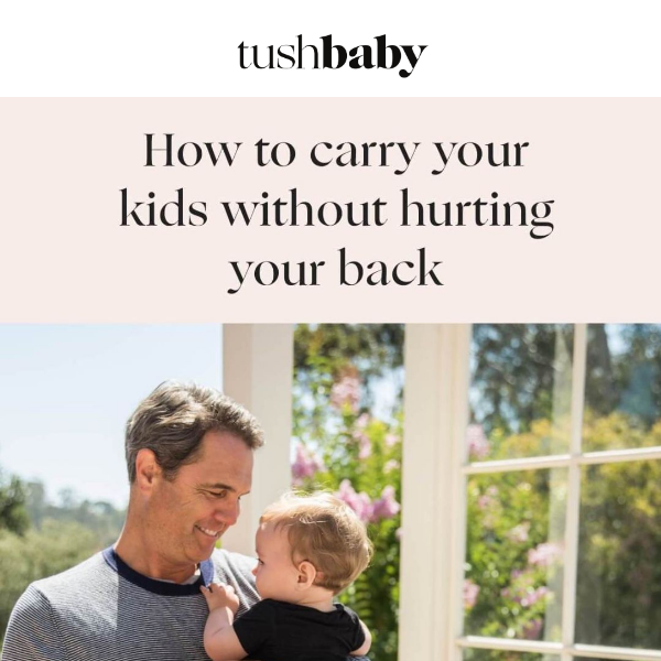 How to carry your kid pain-free