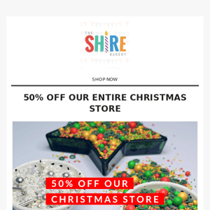 50% off our Christmas Store