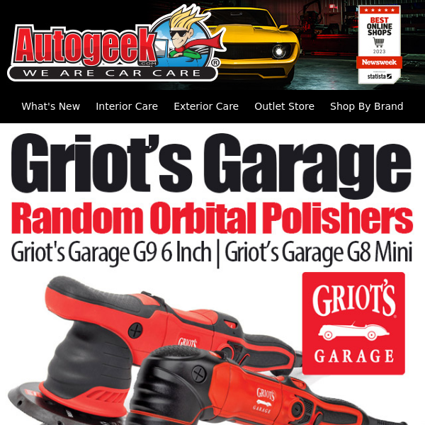 Griot's Garage G8 Mini Random Orbital Polisher Kit - Detailed Image