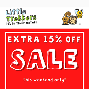 EXTRA 15% OFF Sale🔥