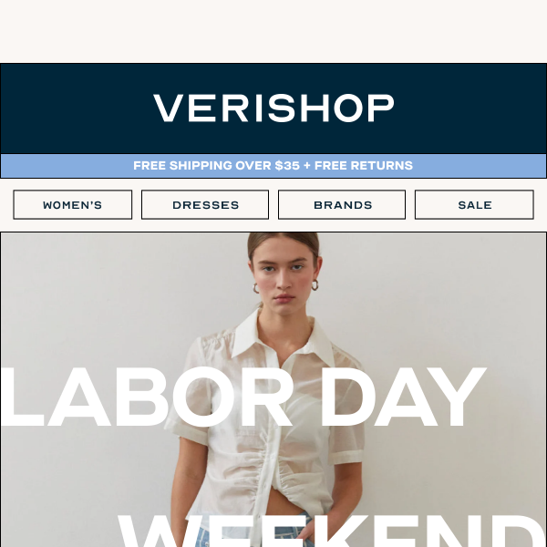 Labor Day Weekend Sale starts now!