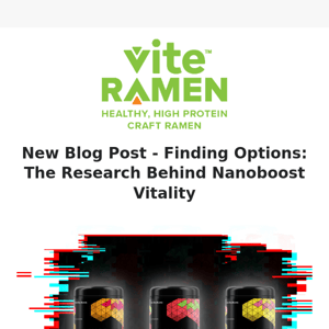 Vite Ramen - Nutrient Dense + Protein Rich Ramen