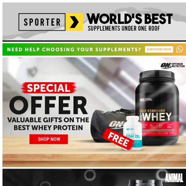 Buy One Get One Free, Limited Time, on The Best Supplements