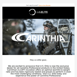 U.S Exclusive - Carinthia Professional at U.S. Elite