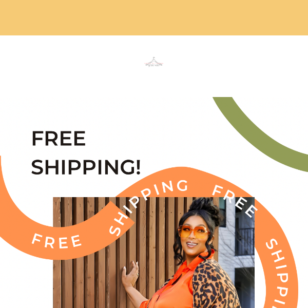 FREE SHIPPING FOR YOU!