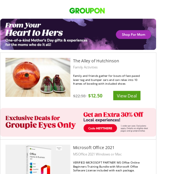 Family Activities and More - Groupon