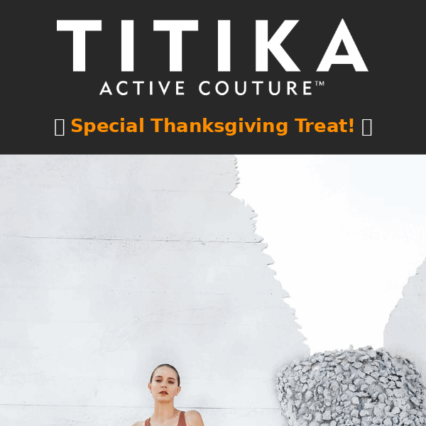 🍁 Thanksgiving Flash Sale: 30% OFF + Double Points !! 🛍️ | TITIKA Active