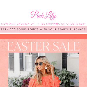 FINAL HOURS: save on your Easter OOTD!