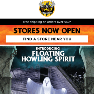 👻 NEW animatronic: Floating Howling Spirit