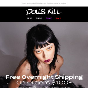 This Just In → FREE Overnight Shipping 📦