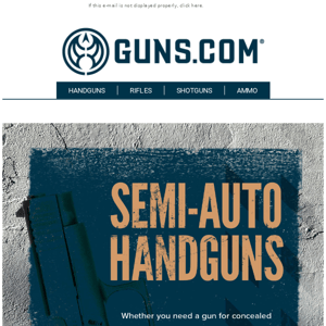 Free Shipping On These GLOCK Semi-Auto Handguns!