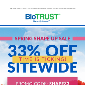 Step into Spring and Save 33%!🐇