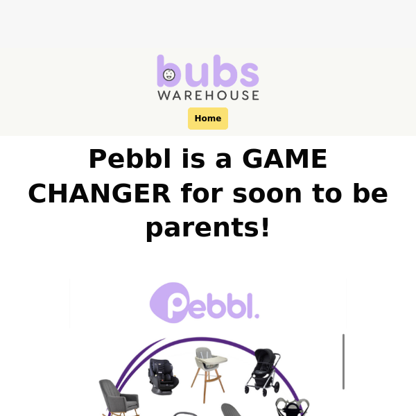 Introducing Pebbl Baby! 🚨