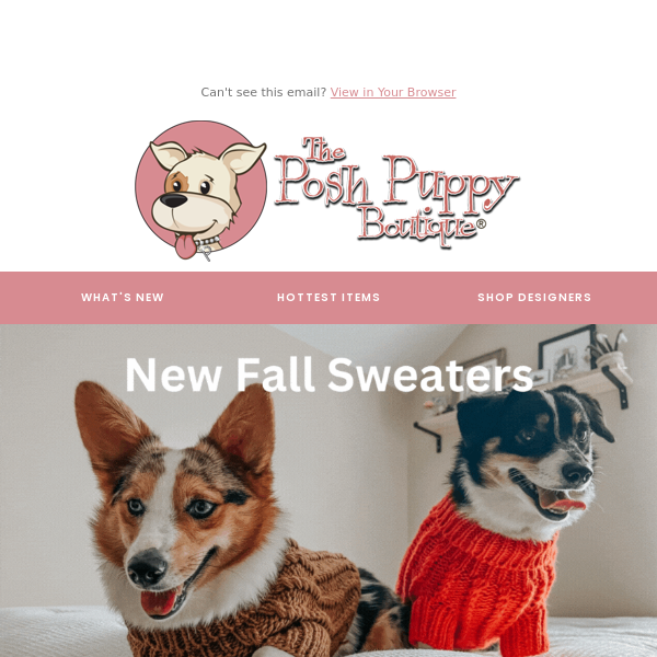 Posh Pup: The Chicest Pieces for Your Dog's Wardrobe