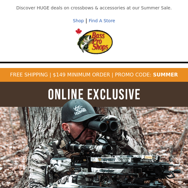 Stay on target this summer with crossbows from Bass Pro Shops. - Cabelas  Canada