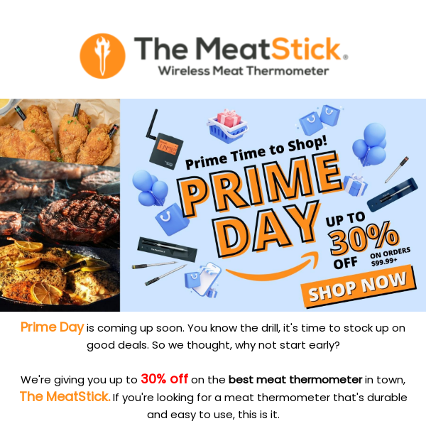 Prime Day Starts Early! The MeatStick is 30% off💥