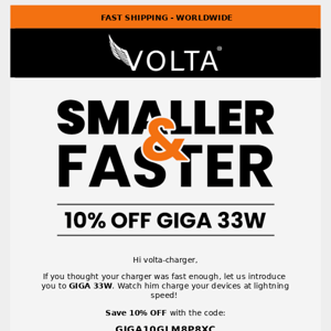 10% OFF Price drop on GIGA