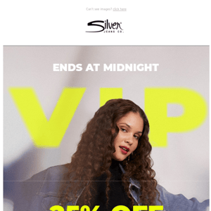 Your VIP Offer Ends at Midnight!