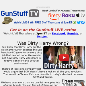 Dirty Harry's S&W and Taurus Revolver Shootout