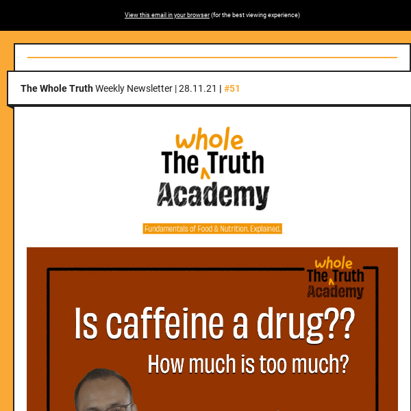 "Is caffeine a drug?"☕