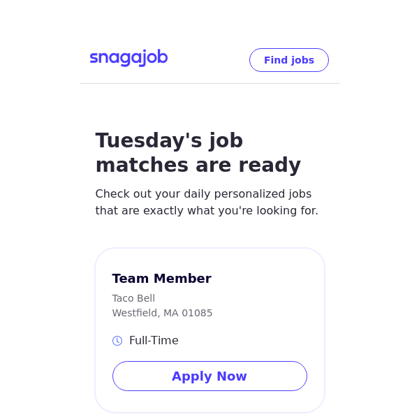 Personalized job matches for February 20, 2024