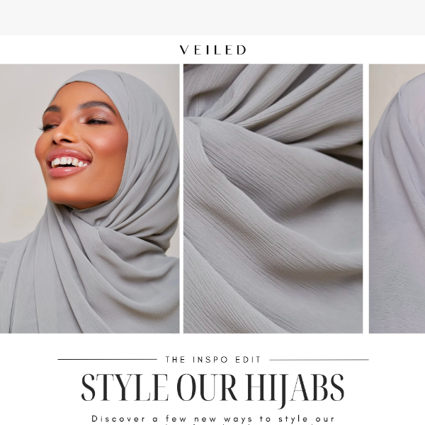 How to Style Our Best-Selling Hijabs 🤍