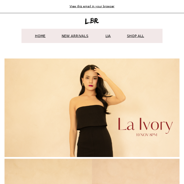 NEW IN: LA IVORY