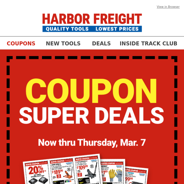 Get a Jump on Spring Savings with NEW COUPONS!