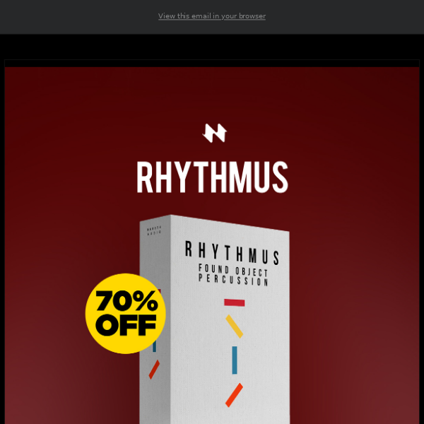 🔥 HOT RIGHT NOW: 70% Off Rhythmus by Naroth Audio!