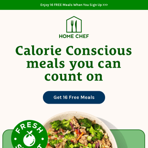Tasty 😋 Our Calorie Conscious Meals are JUST what you've been looking for - enjoy feel-good food that's fresh and fast...