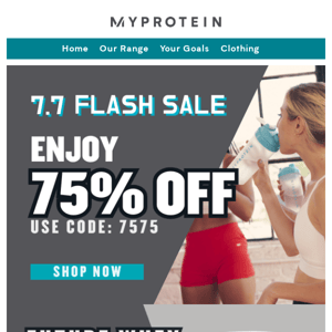 77 Super Flash Sale is LIVE