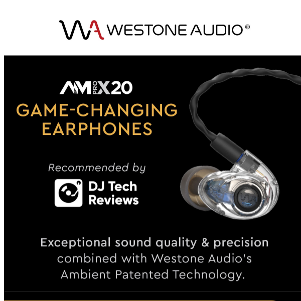 DJ APPROVED: The AM Pro X 20