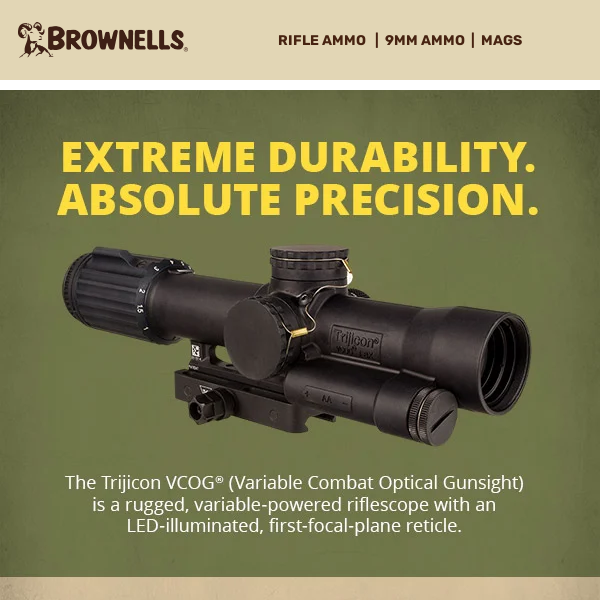 The Trijicon VCOG is designed for extreme durability