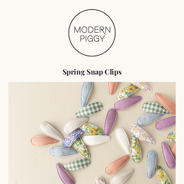 New Spring Snap clips are here!🌸🌻🌷