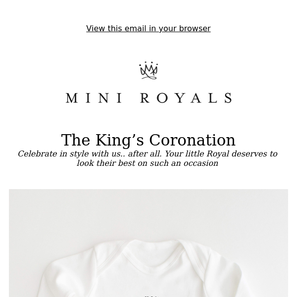 The King's Coronation - Not long now..