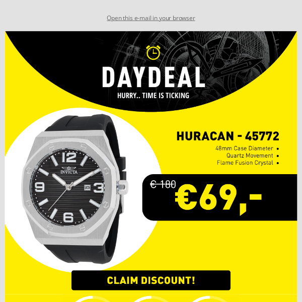 Today's Day Deal: Invicta Huracan 👀