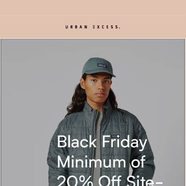 BLACK FRIDAY — Minimum of 20% off Sitewide. 🌐
