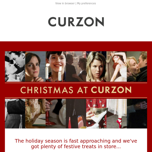 Have Yourself a Very Curzon Christmas 🎄