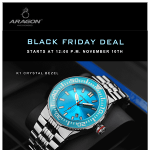 Black Friday Deal Starts at 12:00 p.m. EST  (Limited QTY)