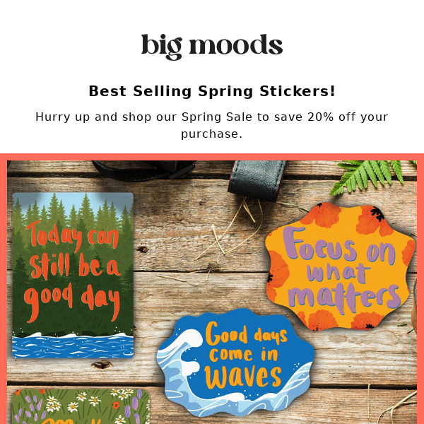 The Spring Stickers You Need! - Big Moods