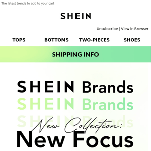 ✨SHEIN Brands | New Collection: New Focus (AD)