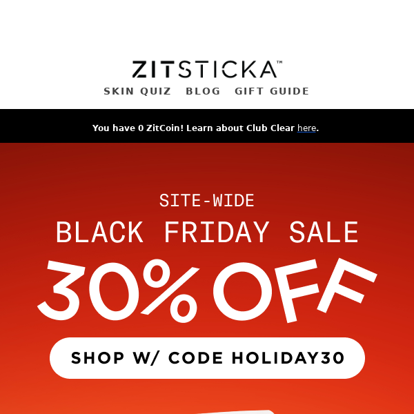 30% Off & Free Gifts for Black Friday!