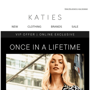 VIP PASS | ALL Katies Tops NOW $20*!