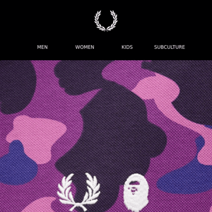 Fred Perry x A Bathing Ape® 