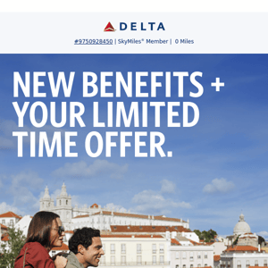 Delta Air Lines, New Benefits with the Delta SkyMiles® Gold Amex Card